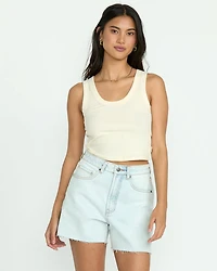Riley Cut-Off Denim Shorts