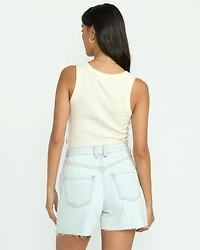 Riley Cut-Off Denim Shorts