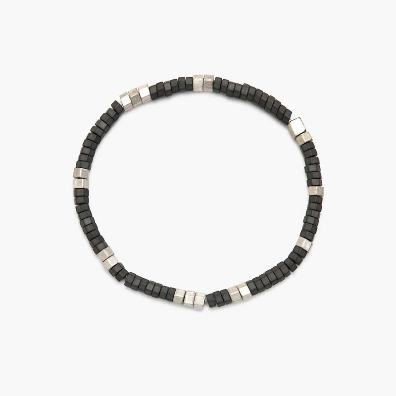 Men's Faceted Pyrite Stretch