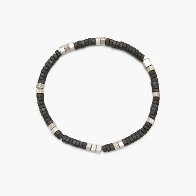 Men's Faceted Pyrite Stretch