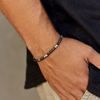 Men's Faceted Pyrite Stretch