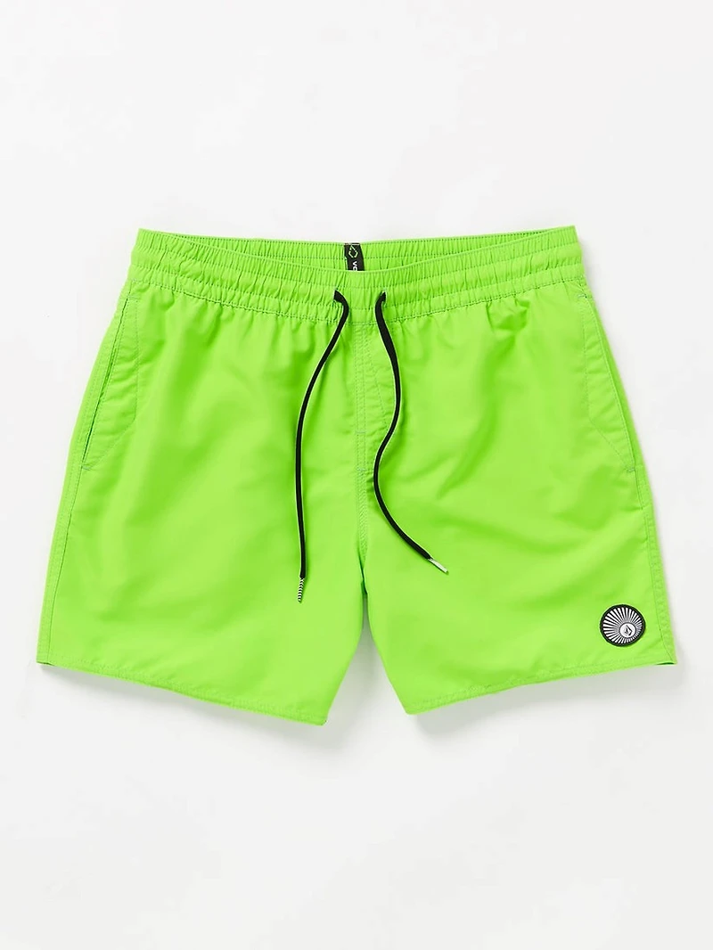 Lido Solid Trunks- Elec Green