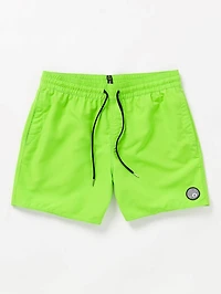 Lido Solid Trunks- Elec Green