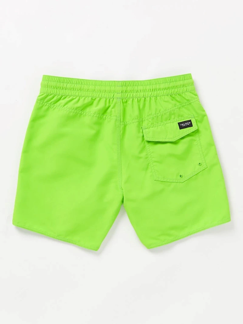 Lido Solid Trunks- Elec Green