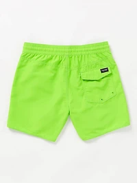 Lido Solid Trunks- Elec Green