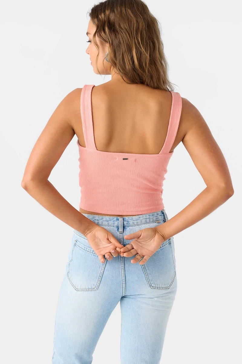 Jayde Twist Knit Tank Top