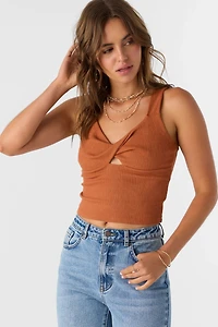 Jayde Twist Knit Tank Top