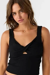 Jayde Twist Knit Tank Top