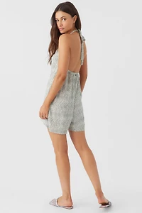 Lara Zebra Halter Romper