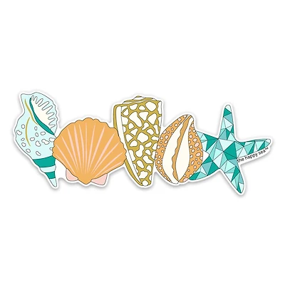 4" Seashells Vinyl