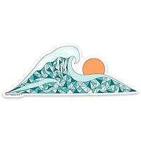 3" Sunrise Wave Vinyl