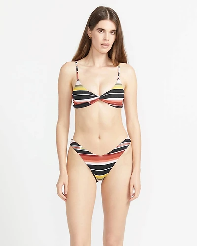 Beach Trip Twist Crop Top