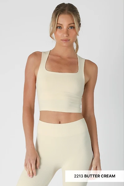 Clean Line Square Neck Top