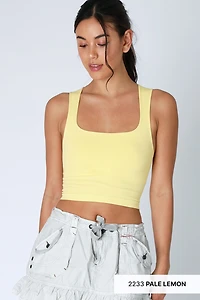 Clean Line Square Neck Top