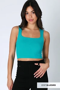 Clean Line Square Neck Top