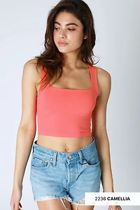 Clean Line Square Neck Top