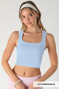 Clean Line Square Neck Top