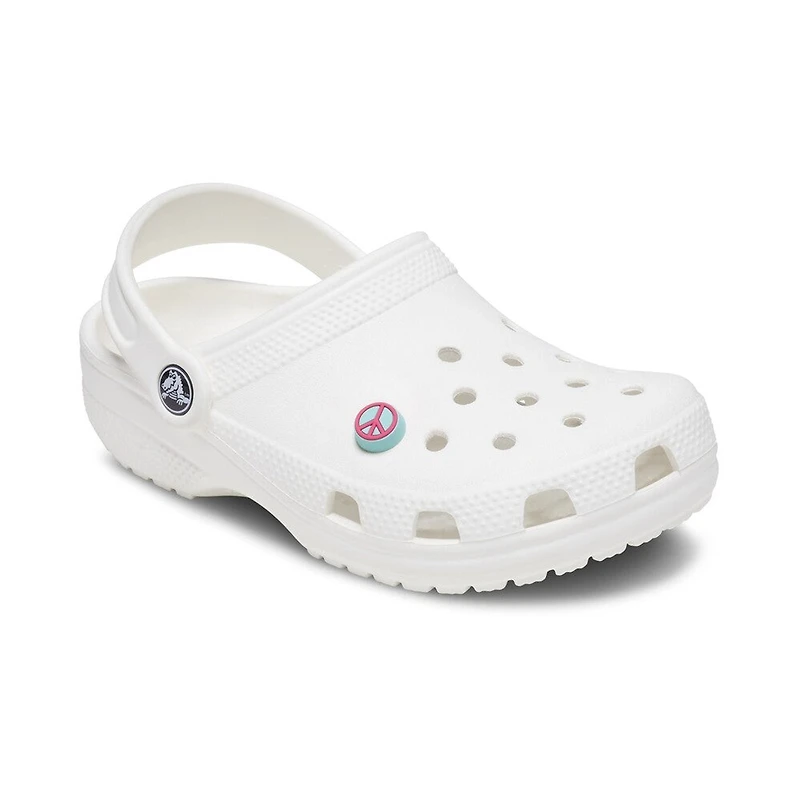 Pink And Blue Peace Jibbitz