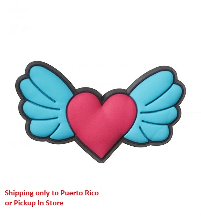 Heart With Wings Jibbitz