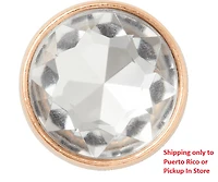Clear Circle Gem
 Jibbitz