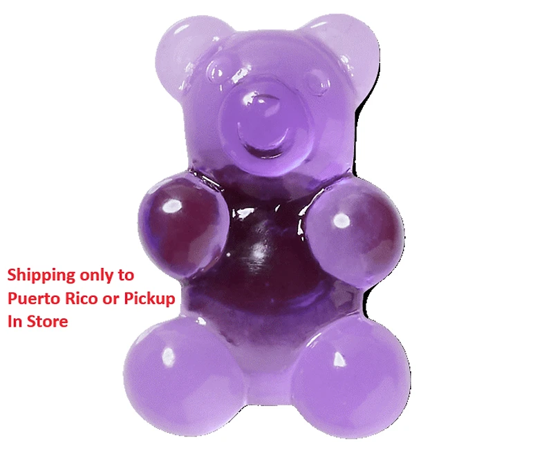Purple Candy Bear Jibbitz