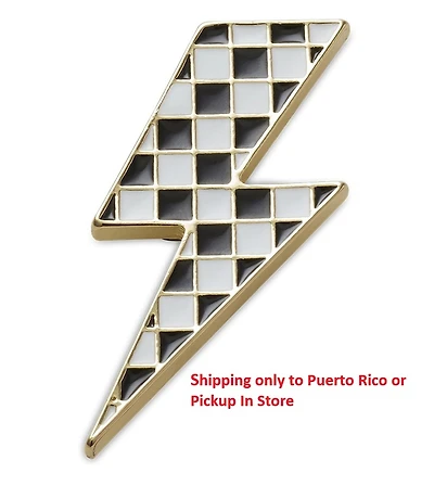 Dice Print Light Bolt Jibbitz