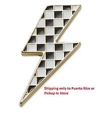 Dice Print Light Bolt Jibbitz