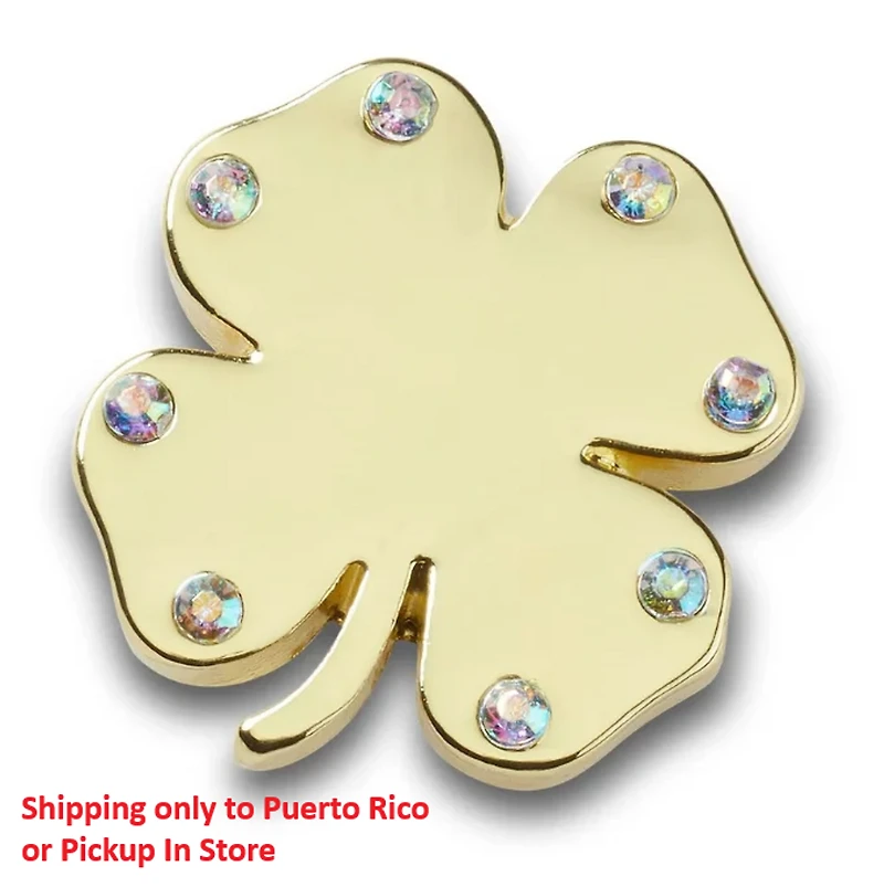 Bling Clover Jibbitz