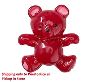 Pink Acrylic Teddy Jibbitz