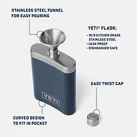 Flask 7oz.- Navy