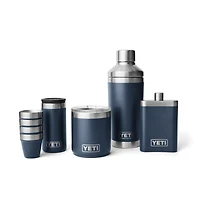 Flask 7oz.- Navy