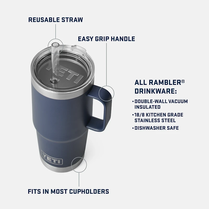 Rambler 25oz Straw Mug- ULTVIO