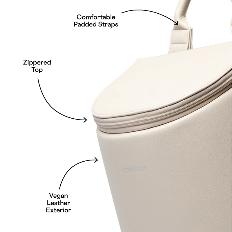 Eola Bucket Cooler Bag- Latte