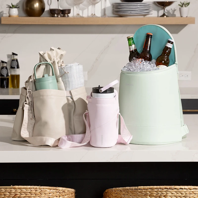 Eola Bucket Cooler Bag- Latte
