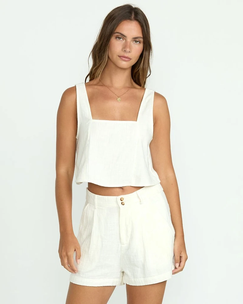 Open Skies Woven Tank