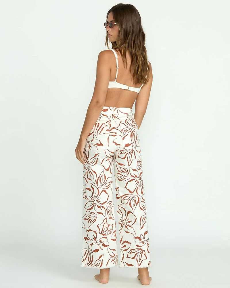 Free Fall Printed Twill Pants