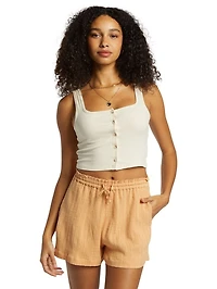 Sunset Elastic Waist Shorts