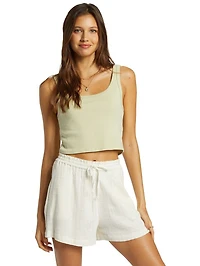 Sunset Elastic Waist Shorts