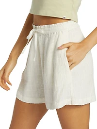 Sunset Elastic Waist Shorts