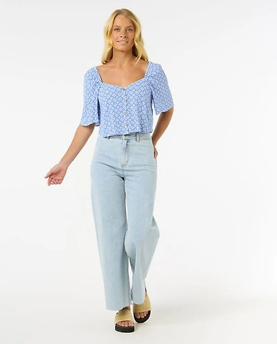 San Carlos Button Through Top