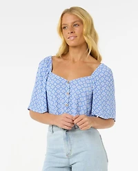 San Carlos Button Through Top