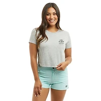 Ws Twin Palms Cropped Tee