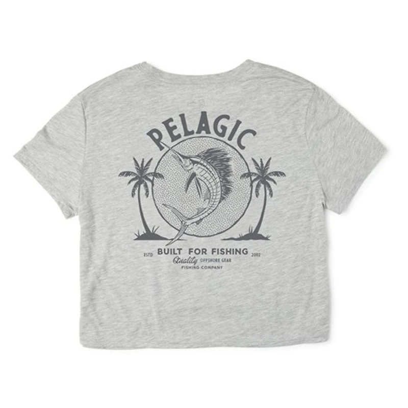 Ws Twin Palms Cropped Tee