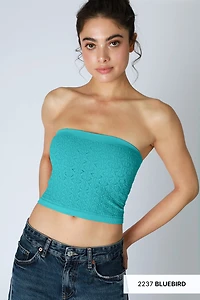 Floral Lace Tube Top