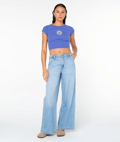 Slow Dive Cropped Baby Tee