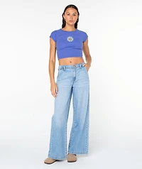 Slow Dive Cropped Baby Tee