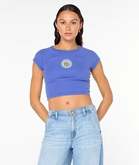 Slow Dive Cropped Baby Tee