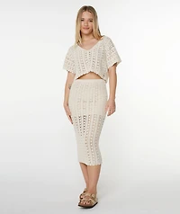 Sea Swirl Crochet Tee