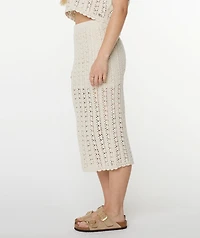 Sea Swirl Crochet Skirt