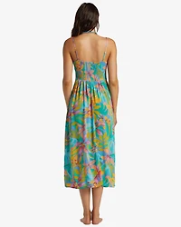 Red Hot Cut-Out Midi Dress